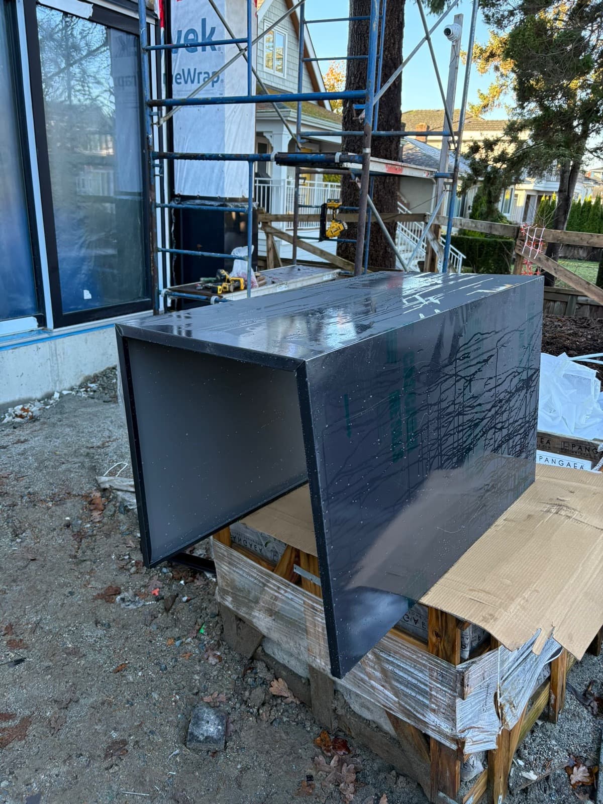 Custom metal canopy fabrication