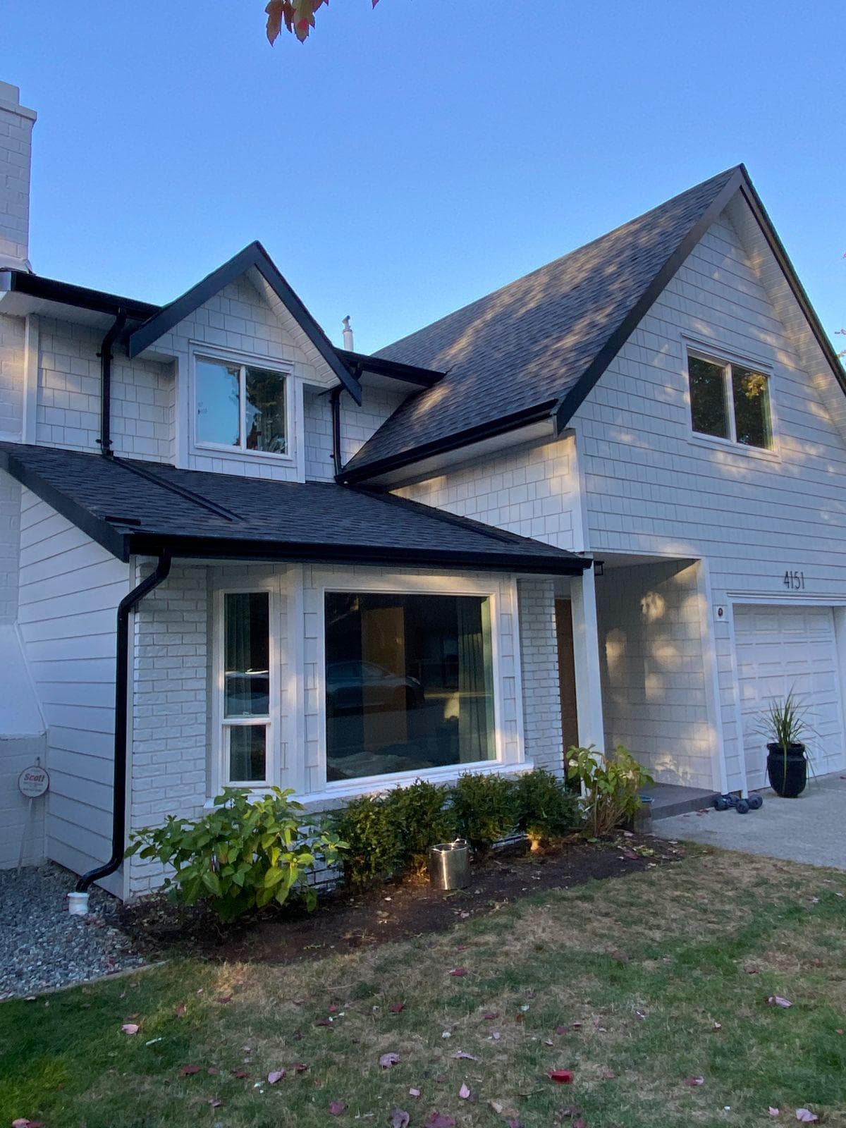 Finished roof and exterior